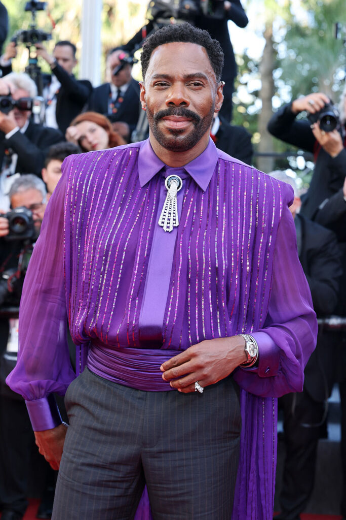 欧米茄品牌挚友科尔曼·多明戈 (Colman Domingo) 佩戴瑞士著名专业制表品牌欧米茄 (OMEGA) 海马系列Aqua Terra 30毫米腕表亮相于法国戛纳电影节举办的《嘉朗丝》首映礼。