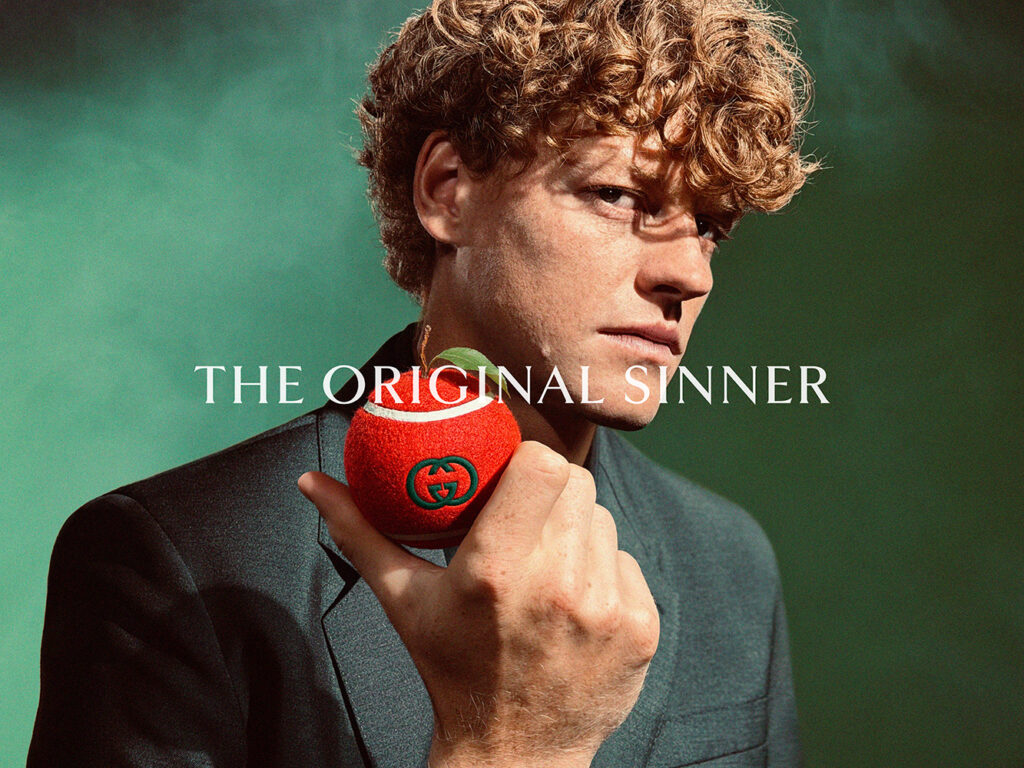 以自身之名：古驰发布Jannik Sinner出镜的全新广告形象大片《天生我才》（The Original Sinner）