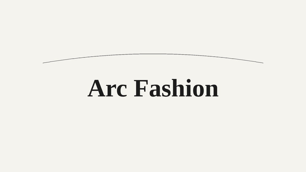 Arc Fashion 上线：从成都出发，画一条弧线