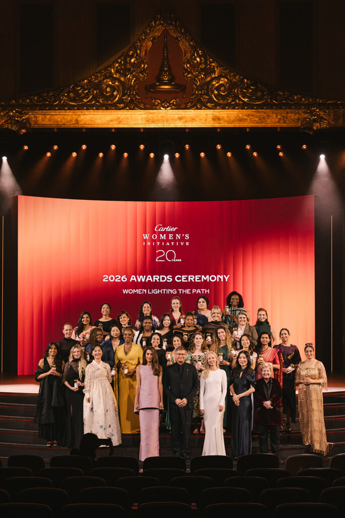 2026年6月11日，值卡地亚女性创业家奖（Cartier Women’s Initiative，简称CWI）成立二十周年，奖项年度颁奖典礼于泰国曼谷朱拉隆功大学举行。为期一周的活动旨在表彰来自全球的获奖人，同期还举办了卡地亚系列对话与一场沉浸式展览。