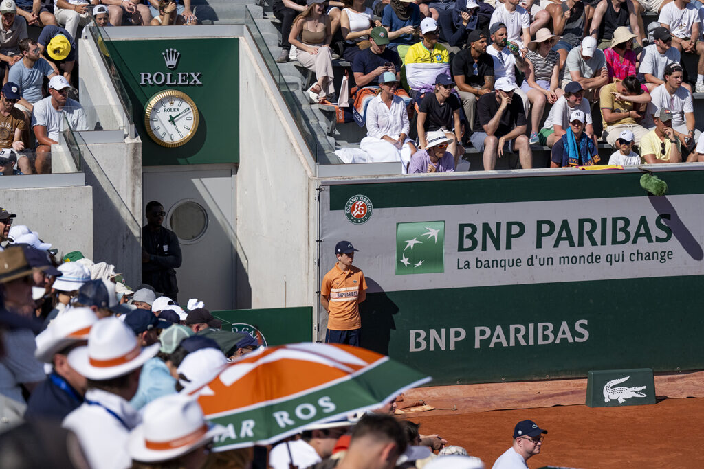 罗兰·加洛斯球场(STADE ROLAND- GARROS)的劳力士时钟