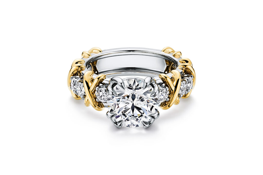 Tiffany & Co. 蒂芙尼全球品牌代言人娜塔莉·波特曼佩戴Sixteen Stone十六石系列