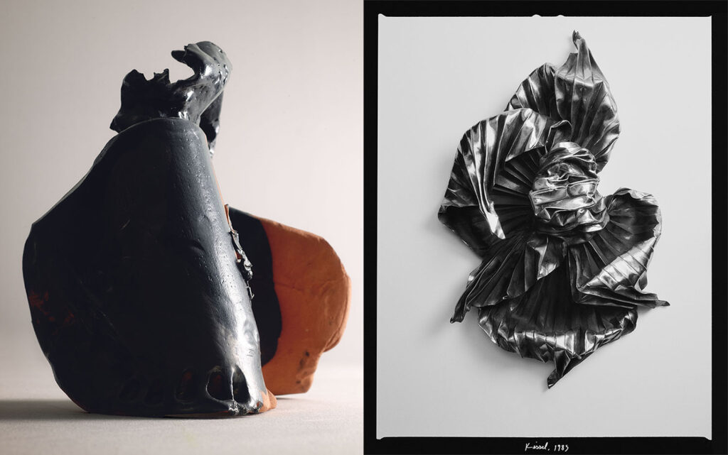本季高订的灵感来源是美国雕塑家Lynda Benglis。但Anderson的引用方式耐人寻味——他感兴趣的并非Benglis作品的最终形态，而是她的创作过程本身。