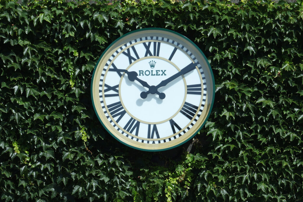 全英草地网球和槌球俱乐部(ALL ENGLAND LAWN TENNIS AND CROQUET CLUB)的劳力士时钟
