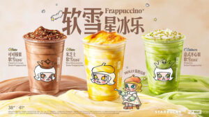 星巴克软雪星冰乐×泡泡玛特MOLLY：一杯饮品与20周年IP的夏日联名
