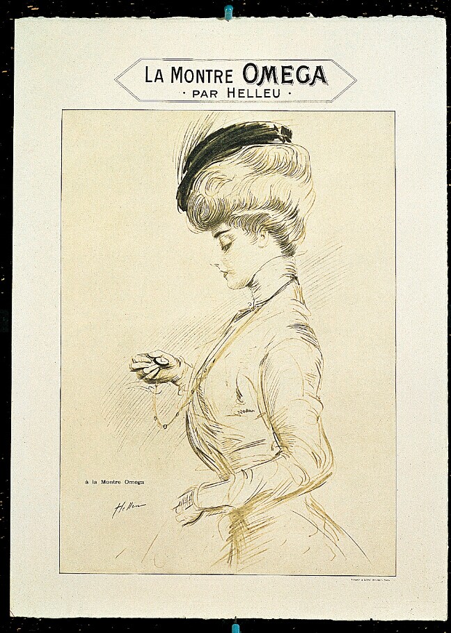 欧米茄女装怀表广告，1899年