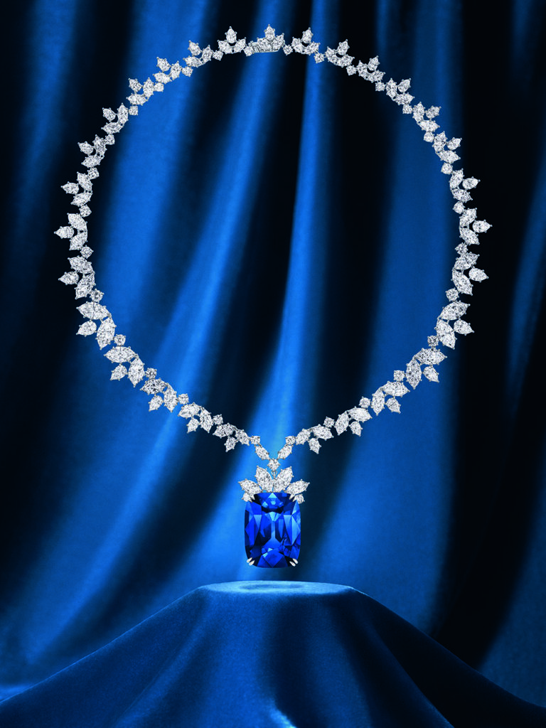 The Blue Dragon蓝宝石与钻石高级珠宝项链