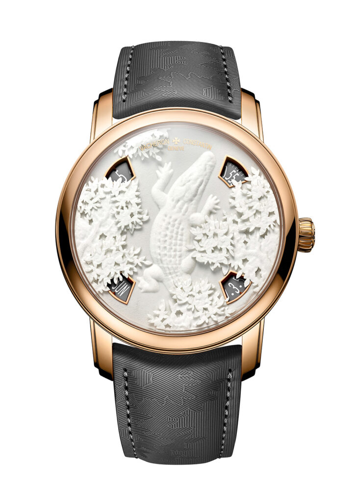 Métiers d’Art艺术大师系列致敬动物王国腕表-纸雕鳄鱼