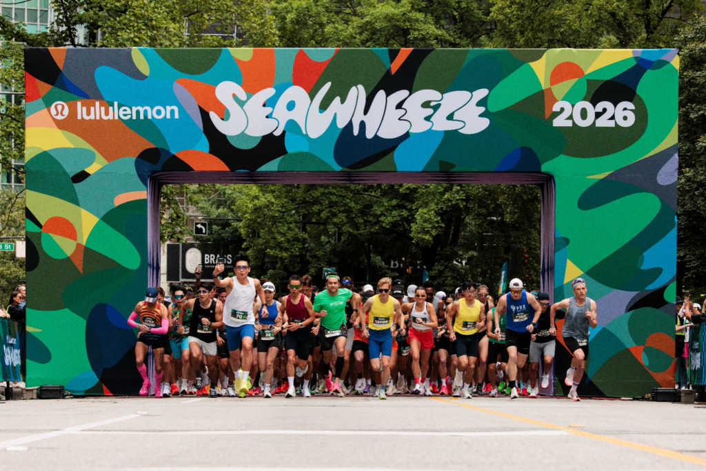 2026年8月8日，温哥华——lululemon标志性社区IP SeaWheeze半程马拉松时隔四年正式回归品牌发源地温哥华
